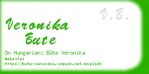 veronika bute business card